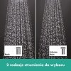 Hansgrohe Crometta Vario/Ecostat 1001 CL Zestaw prysznicowy z termostatem 65 cm chrom/biały 27812400 